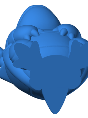 Blastoise 4 3D Baskı Modeli — Pokémon