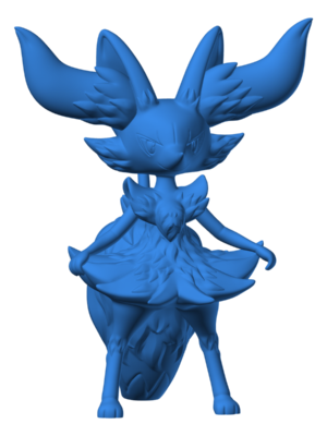 Braixen 3D Baskı Modeli — Pokémon