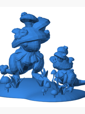 Breloom 3D Baskı Modeli — Pokémon