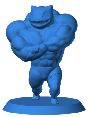 Bulbasaur 4 3D Baskı Modeli — Pokémon