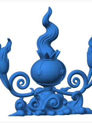 Chandelure 3D Baskı Modeli — Pokémon