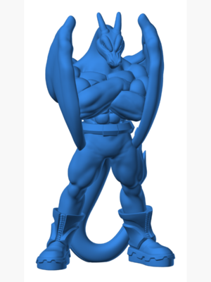 Charizard 3 3D Baskı Modeli — Pokémon