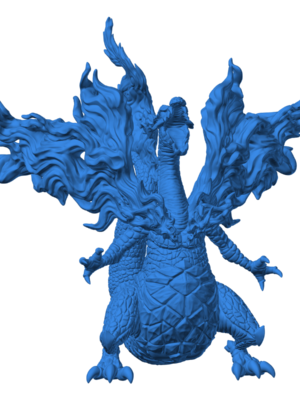 Charizard 6 3D Baskı Modeli — Pokémon