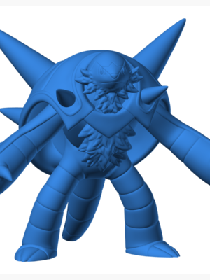 Chesnaught 3D Baskı Modeli — Pokémon