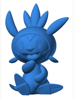 Chespin 3D Baskı Modeli — Pokémon