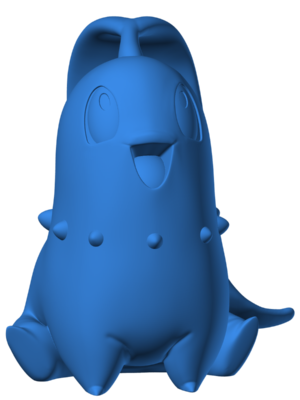 Chikorita 3 3D Baskı Modeli — Pokémon