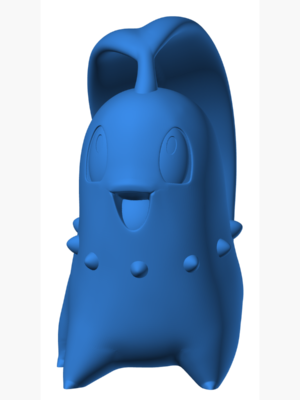 Chikorita 4 3D Baskı Modeli — Pokémon