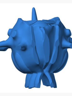 Cloyster 3D Baskı Modeli — Pokémon