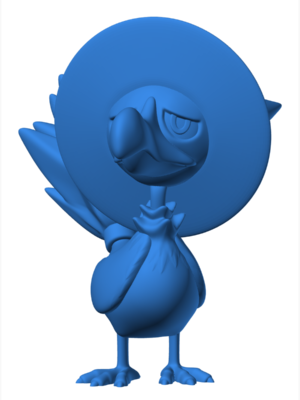 Corviknight 3 3D Baskı Modeli — Pokémon