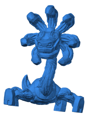 Cradily 2 3D Baskı Modeli — Pokémon