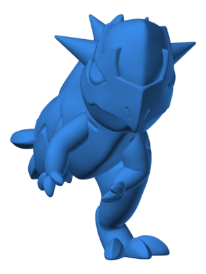 Cranidos 3D Baskı Modeli — Pokémon