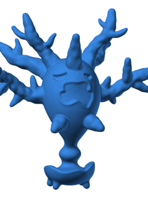 Cursola 3D Baskı Modeli — Pokémon