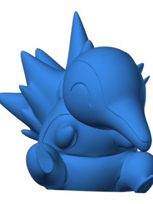 Cyndaquil 1 3D Baskı Modeli — Pokémon