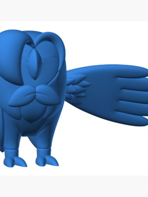 Dartrix 3D Baskı Modeli — Pokémon