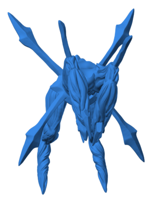 Dialga 1 3D Baskı Modeli — Pokémon