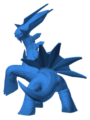 Dialga 4 3D Baskı Modeli — Pokémon