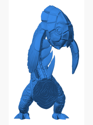 Dracovish 3D Baskı Modeli — Pokémon