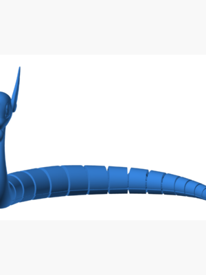 Dragonair 1 3D Baskı Modeli — Pokémon