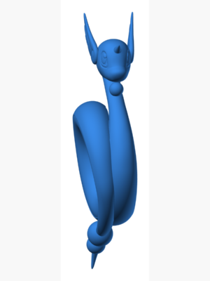 Dragonair 5 3D Baskı Modeli — Pokémon