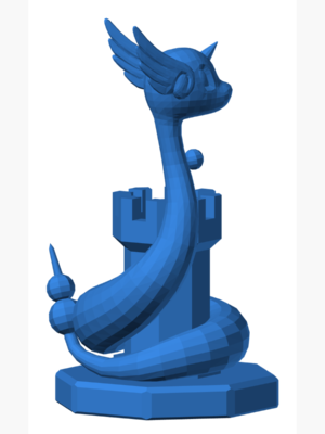 Dragonair 6 3D Baskı Modeli — Pokémon