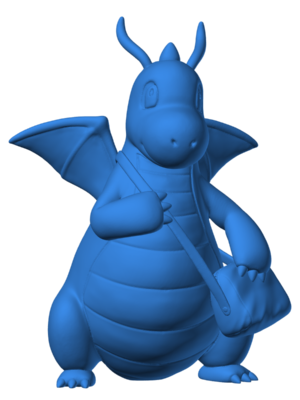 Dragonite 6 3D Baskı Modeli — Pokémon