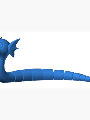 Dratini 2 3D Baskı Modeli — Pokémon