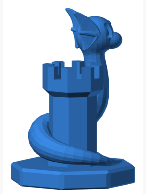 Dratini 6 3D Baskı Modeli — Pokémon
