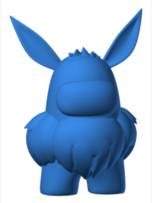 Eevee 14 3D Baskı Modeli — Pokémon