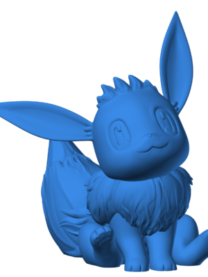 Eevee 4 3D Baskı Modeli — Pokémon