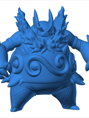 Emboar 3D Baskı Modeli — Pokémon