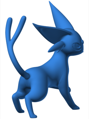Espeon 6 3D Baskı Modeli — Pokémon