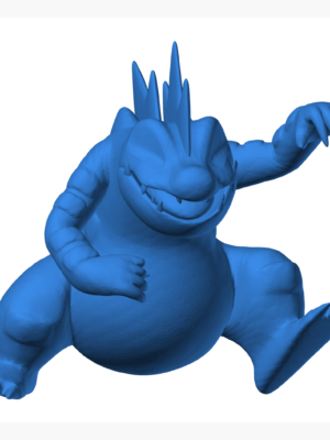 Feraligatr 3D Baskı Modeli — Pokémon