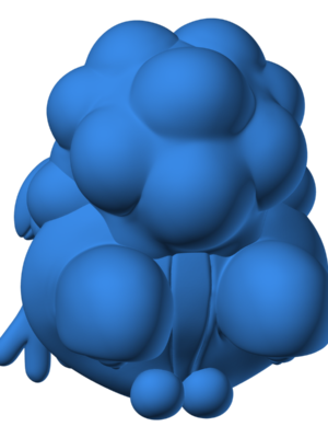 Froakie 3 3D Baskı Modeli — Pokémon
