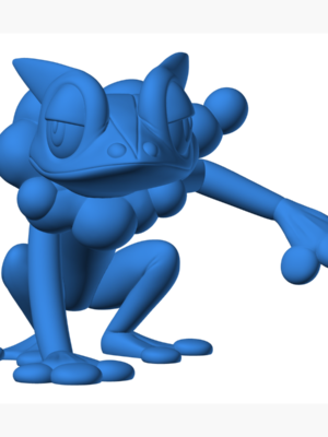 Frogadier 3D Baskı Modeli — Pokémon