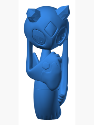 Froslass 3D Baskı Modeli — Pokémon