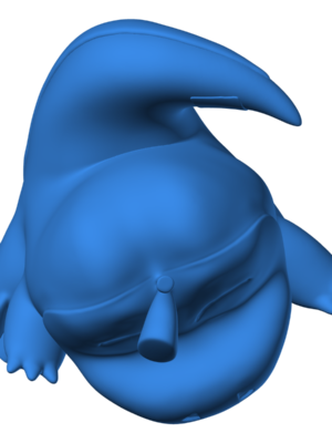 Fuecoco 2 3D Baskı Modeli — Pokémon