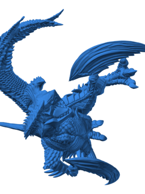 Garchomp 4 3D Baskı Modeli — Pokémon
