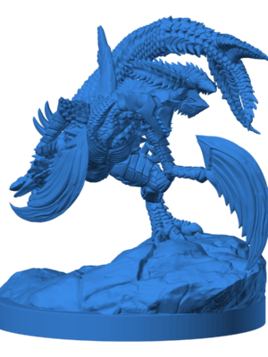 Garchomp 5 3D Baskı Modeli — Pokémon