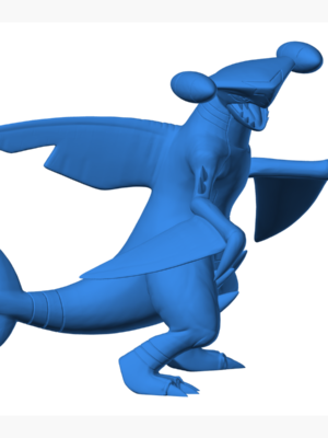 Garchomp 6 3D Baskı Modeli — Pokémon