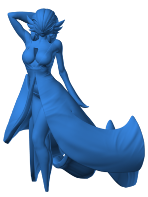 Gardevoir 3D Baskı Modeli — Pokémon