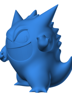 Gengar 6 3D Baskı Modeli — Pokémon