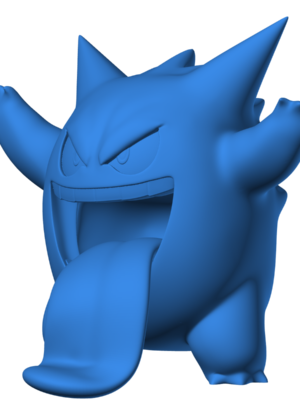 Gengar 7 3D Baskı Modeli — Pokémon