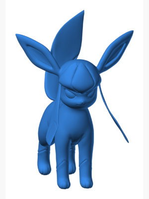 Glaceon 12 3D Baskı Modeli — Pokémon