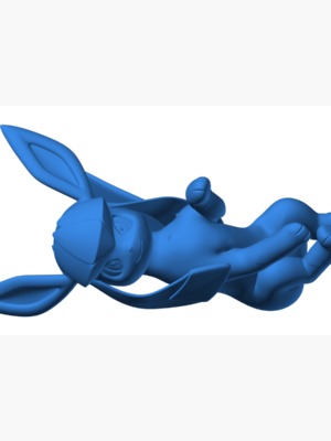 Glaceon 5 3D Baskı Modeli — Pokémon