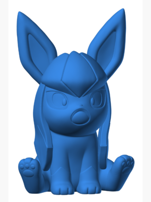 Glaceon 6 3D Baskı Modeli — Pokémon