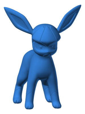 Glaceon 7 3D Baskı Modeli — Pokémon