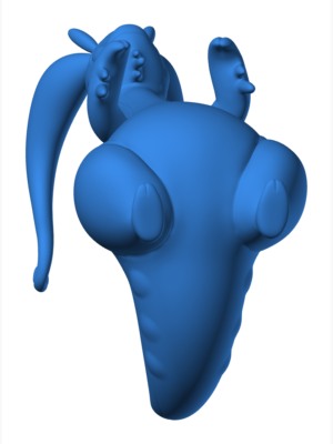 Goodra 3D Baskı Modeli — Pokémon