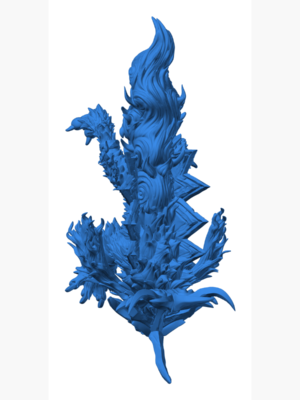 GougingFire 2 3D Baskı Modeli — Pokémon