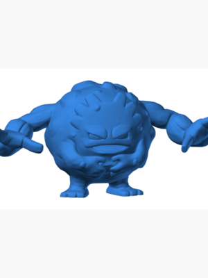 Graveler 3D Baskı Modeli — Pokémon