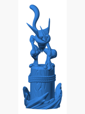 Greninja 5 3D Baskı Modeli — Pokémon
